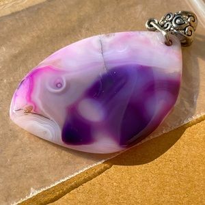 Amethyst Polished Stone Pendant